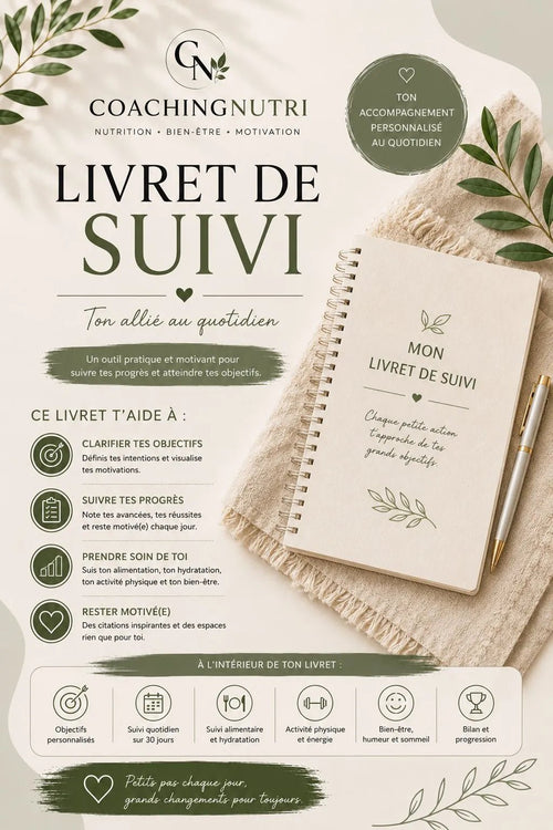 Guides et astuces | livre de suivis et conseils nutritionnels - Coaching Nutri