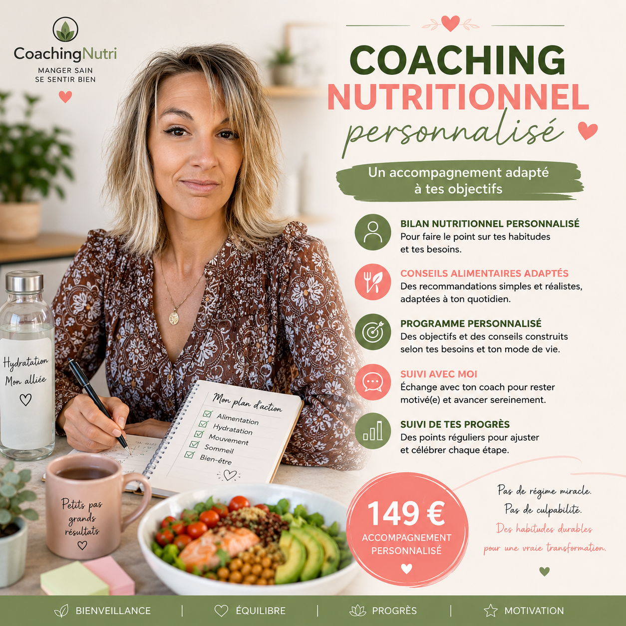 Personalized Nutritional Coaching 1 Month | Follow-up with Jenny